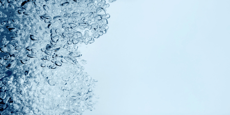 Underwater air bubbles background. Closeup air Bubbles background.の写真素材