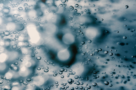 Air bubbles, underwater bubbles Abstract Background.の写真素材
