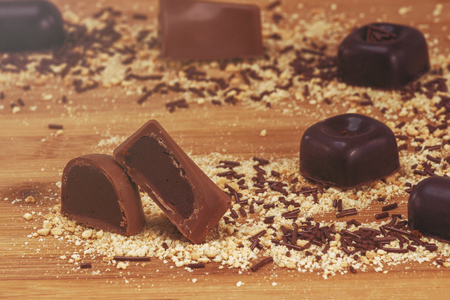 Handmade Chocolateの写真素材