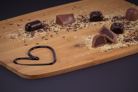 Handmade Chocolateの写真素材