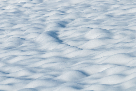 Deep snow drifts Winter backgroundの写真素材