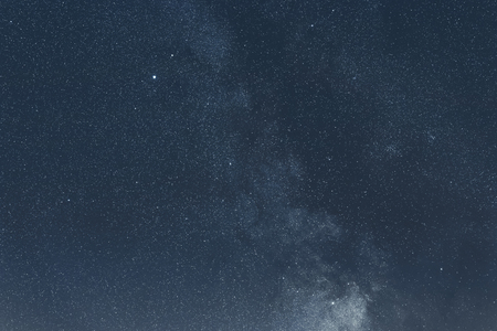 Night sky with shiny stars, astro backgroundの写真素材