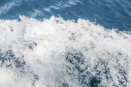 Ocean Wave Top View, Water Texture, Nature Backgroundの写真素材