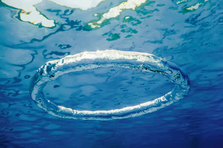 Bubble Ring Underwater, Ring Bubble.