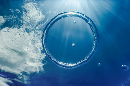 Bubble Ring Underwater, Ring Bubble.