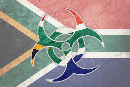 Biohazard South Africa, Biohazard from South Africa, South Africa Quarantineの写真素材