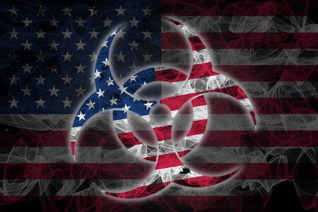 Biohazard United States, Biohazard from United States, United States Quarantineの写真素材