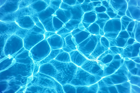 Blue Ripple Water Background,Â Swimming Pool Water Sun ReflectionÂ 