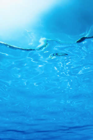 Water Surface Underwater, Swimming Pool Surface Water Backgroundの写真素材