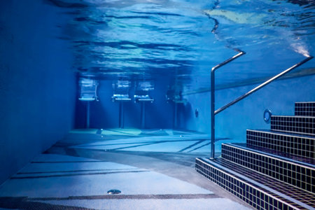 Swimming Pool, Spa Chair Underwater, Water Relax