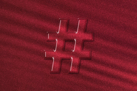 Hashtag symbol, hash tag, marketing hashtags, Influencer, Apps, social media concept
