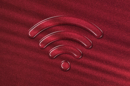 Wireless internet access, free wifi connection, Internet technology, networking concept, Wifi red...