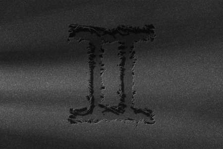 Gemini zodiac sign, black horoscope, Horoscope Astrology background, Gemini horoscope symbol, rugged horoscopeの写真素材