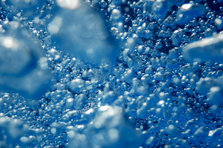 Air Bubbles, Underwater Bubbles Abstract Underwater Background