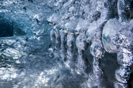 Air Bubbles, Underwater Bubbles Abstract Underwater Backgroundの写真素材