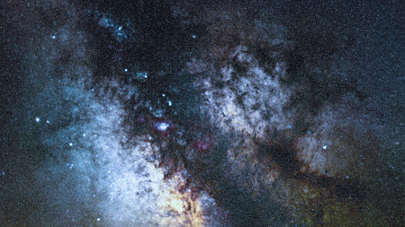 Milky Way galaxy, beautiful Night Sky, space background