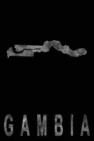 Map of Gambia made of smoke, Air pollution, ecologyの写真素材