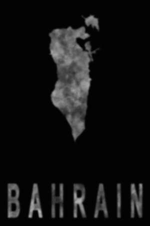 Map of Bahrain made of smoke, Air pollution, ecologyの写真素材