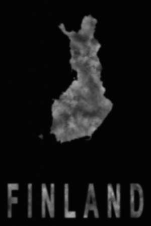 Map of Finland made of smoke, Air pollution, ecologyの写真素材