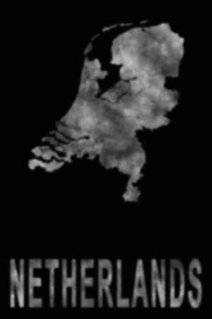 Map of Netherlands made of smoke, Air pollution, ecologyの写真素材