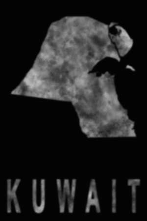 Map of Kuwait made of smoke, Air pollution, ecologyの写真素材