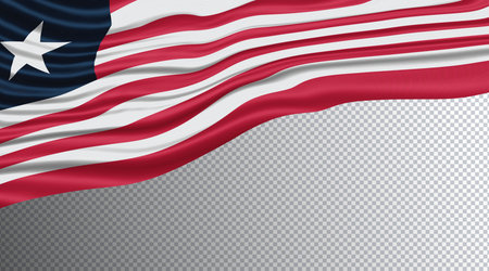 Liberia Wavy Flag, national flag