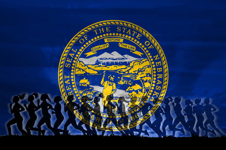 United Arab Emirates women struggle for rights, concept of women, independence, equality, women strength conceptの写真素材