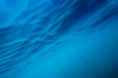 Underwater view of the water surface underwaterの写真素材