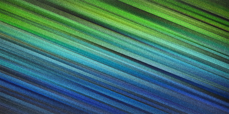 Modern diagonal lines abstract background, blue and greenの写真素材