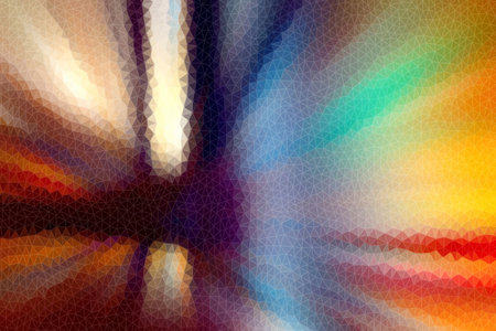 Polygonal Abstract Motion colorful background, colorful lines