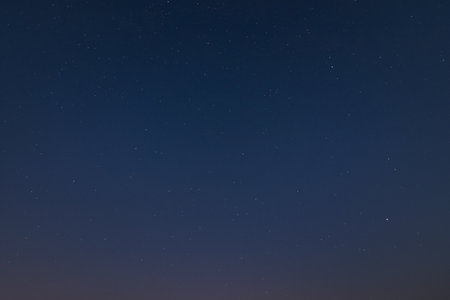 Starry night sky background, Clear night sky.の写真素材