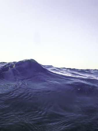 Sea Wave Low Angle Viewの写真素材