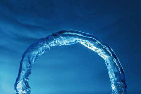 Bubble Ring Underwater, Ring Bubble.の写真素材