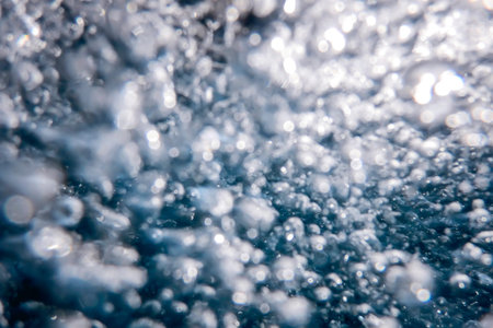 Abstract Bubbles in Water, Air Bubbles Water Background