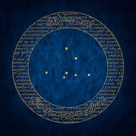 Norma Star Constellation, Cluster of Stars, Carpenter's Square Constellationの写真素材