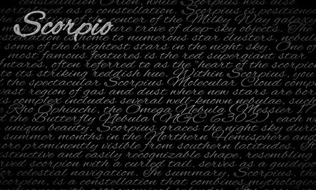 Scorpio Zodiac Sign, Scorpio Symbol Background
