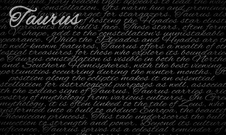 Taurus Zodiac Sign, Taurus Symbol Background