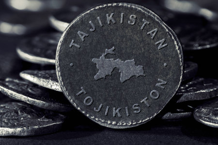 Silver Coin with Map of Tajikistan, Silver Coin Design
