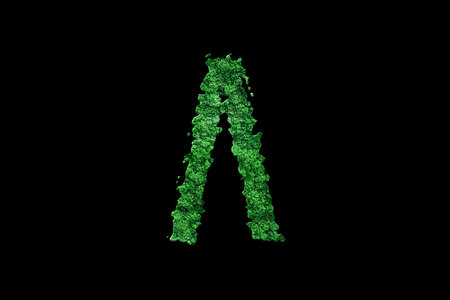Lambda sign. Lambda letter, Greek alphabet Symbolの写真素材