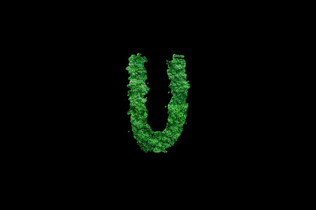 Upsilon sign. Upsilon letter, Greek alphabet Symbolの写真素材