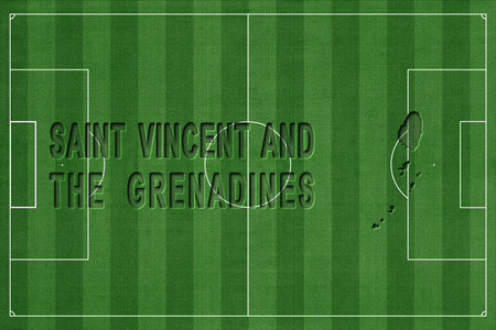 Saint Vincent and the Grenadines on Soccer Field, National Team Concept