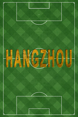 Hangzhou Tourism and travel, white backgroundの写真素材