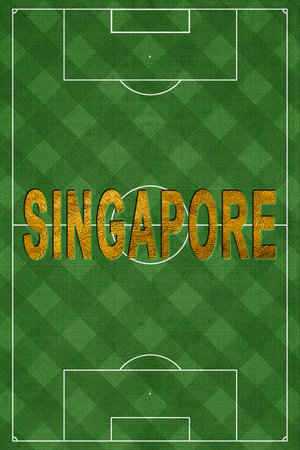 Singapore Tourism and travel, white backgroundの写真素材