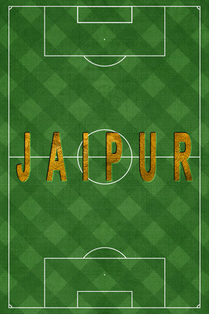 Jaipur Tourism and travel, white backgroundの写真素材