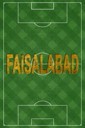 Faisalabad Tourism and travel, white backgroundの写真素材