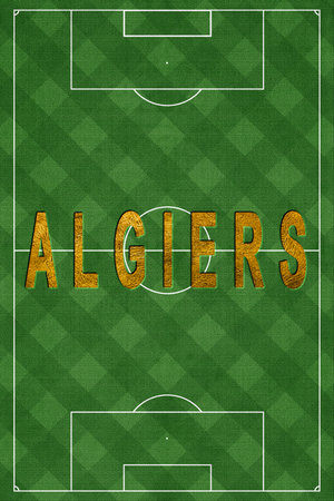 Algiers Tourism and travel, white backgroundの写真素材