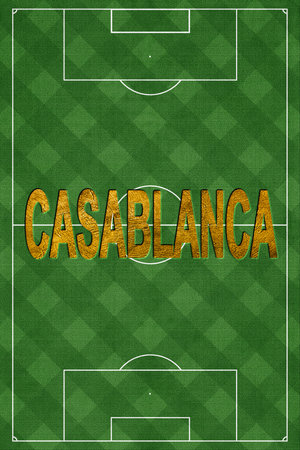 Casablanca Tourism and travel, white backgroundの写真素材