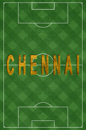 Chennai Tourism and travel, white backgroundの写真素材