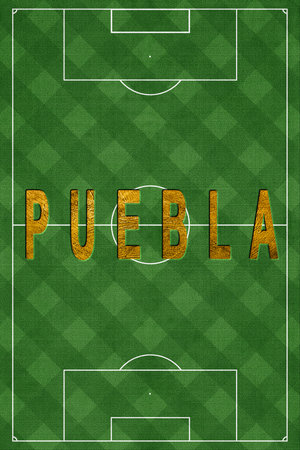 Puebla Tourism and travel, white backgroundの写真素材