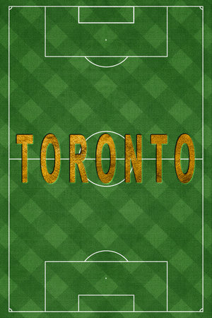 Toronto Tourism and travel, white backgroundの写真素材